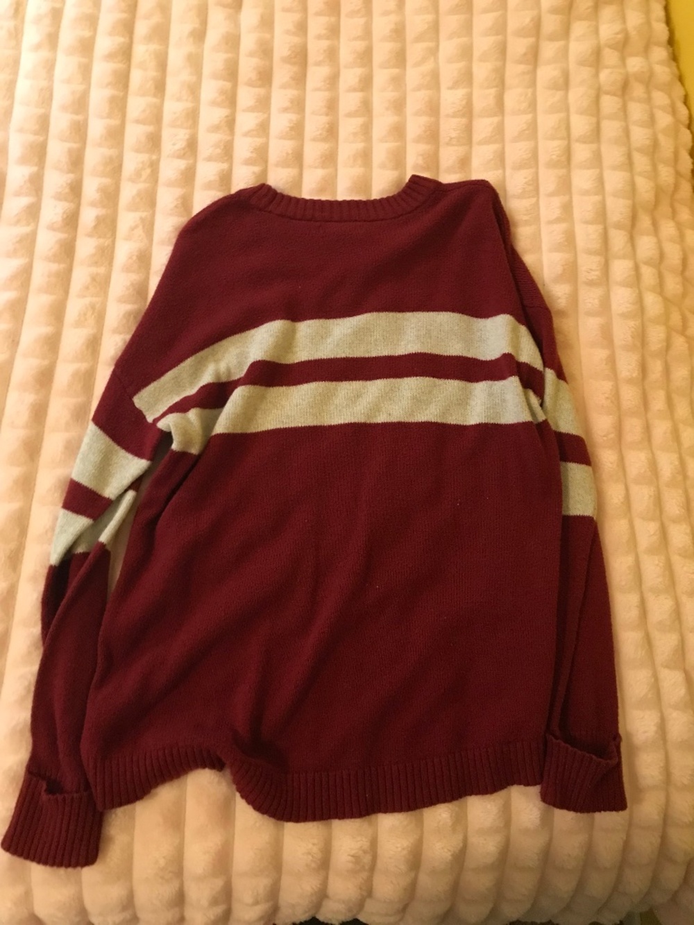 Red and White American Eagle Sweater